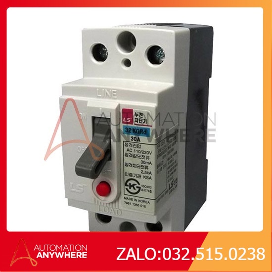 32GRhd 30A - Aptomat chống giật LS ELCB 2P 30A 2.5kA