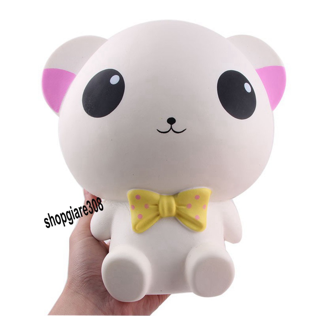 [3 MÀU-GẤU MISA] SQUISHY GẤU MISA ĐEO NƠ KHỔNG LỒ - ĐẠI KHỔNG LỒ HÀNG CHÍNH HÃNG SIÊU DỄ THƯƠNG