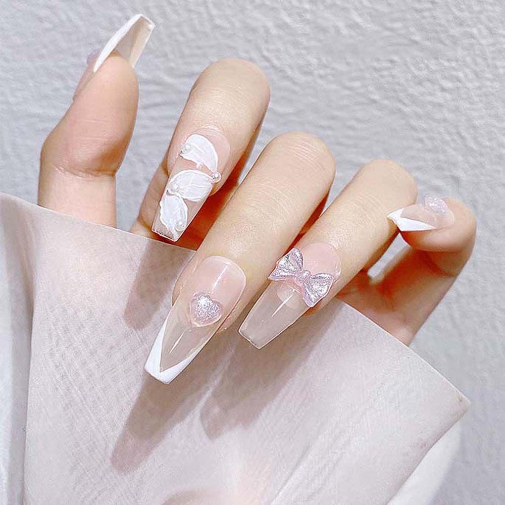 Phụ Kiện Trang Trí Móng Tay Hình Trái Tim Xinh Xắn|Phụ Kiện Trang Trí Móng Tay 3D Phong Cách Nhật Bản Xinh Xắn