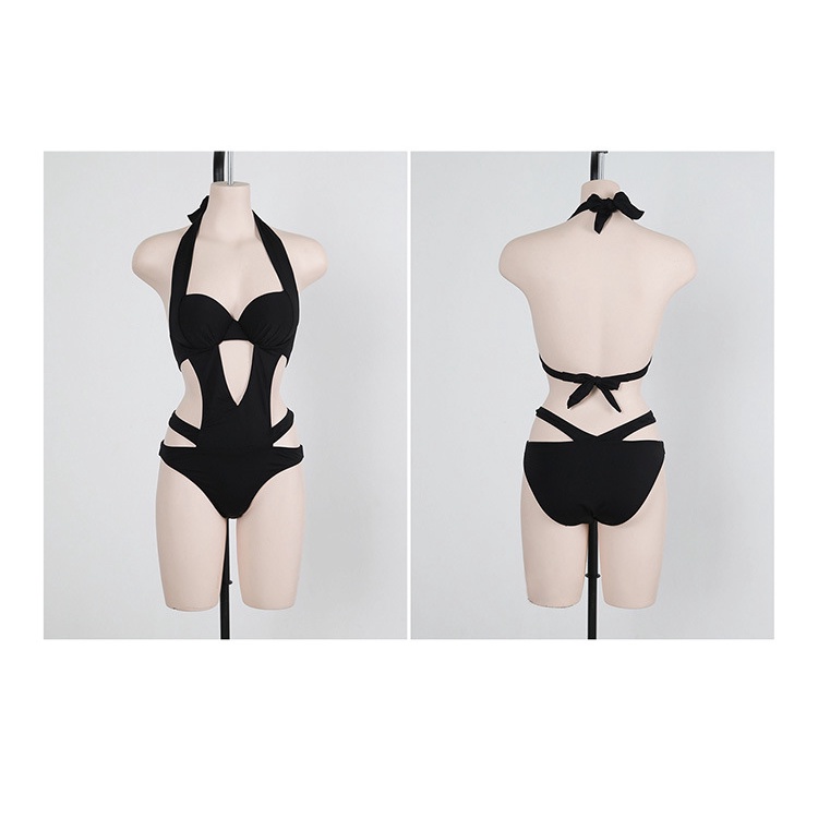 Bộ Đồ Bơi Một Mảnh Màu Đen Quyến Rũ Thời Trang Mùa Xuân Dành Cho Nữ 2022