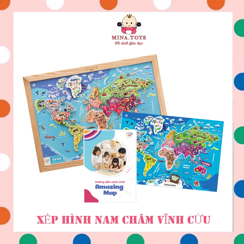 XẾP HÌNH NAM CHÂM PHIÊN BẢN MỚI (Loại TG) - Có học liệu bán kèm
