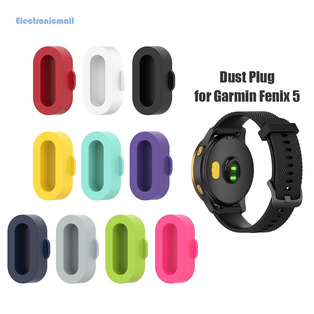 Set 10 nút silicone chống bụi cho cổng sạc Garmin Venu 2 Venu 2S Fenix 5