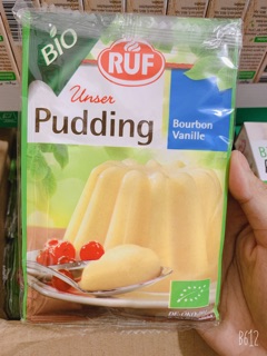 Bột Pudding Hữu Cơ Ruf Bio ĐỨC Vị Vani thật RUF BIO a0510