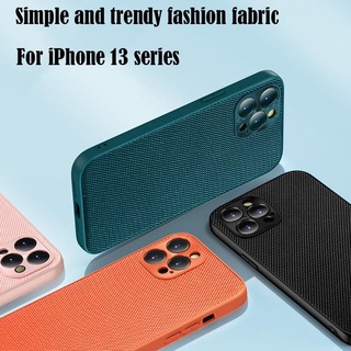 Ốp điện thoại phối nylon đan sợi 3D tản nhiệt thích hợp cho iPhone 13 13 Pro Max 13 Mini 12 Pro Max 12 Mini 11 Pro Max