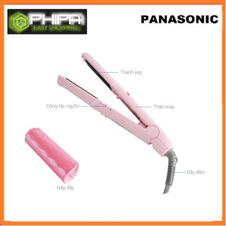 Máy Duỗi Tạo Kiểu Tóc Panasonic EH-HV11 - Màu Hồng - Bảo Hành 12 Tháng - Hàng Chính Hãng