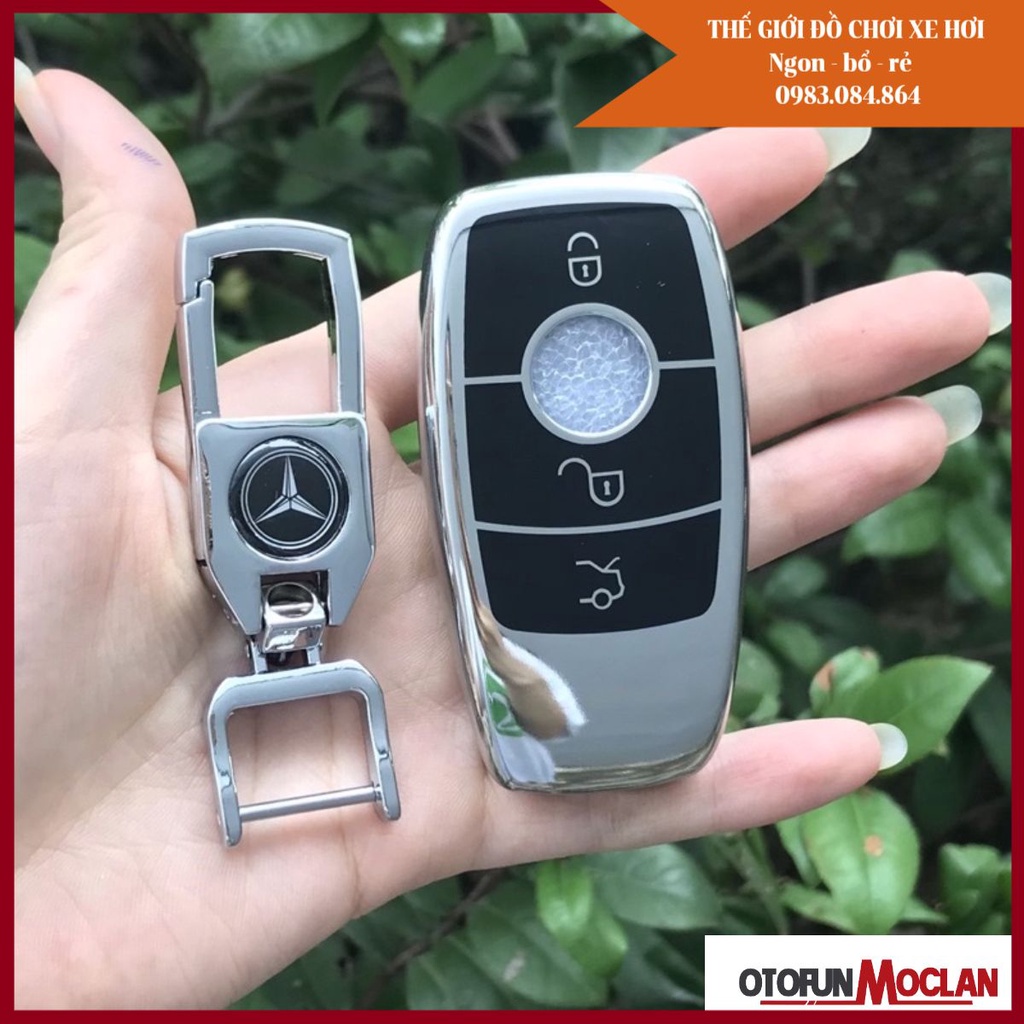 Ốp Khoá Bảo Vệ Chìa Khoá xe Ô Tô Mercedes C200 E200 C250 350 450