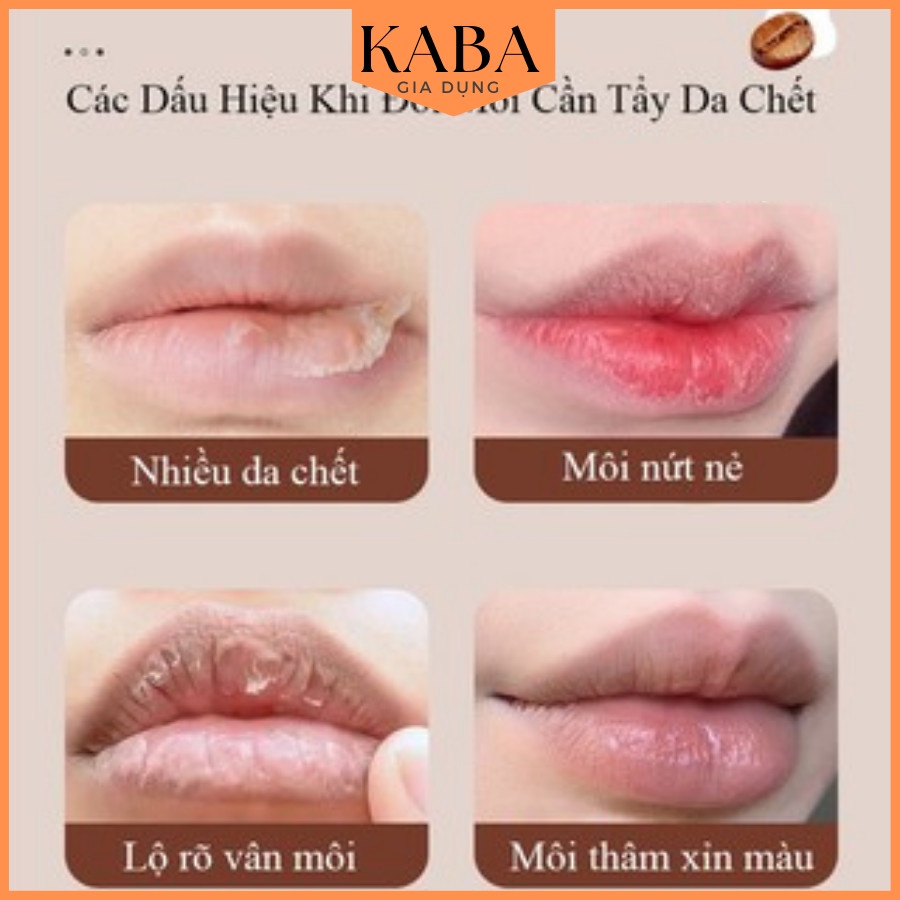 Tẩy da chết môi Cafe 15G KABA