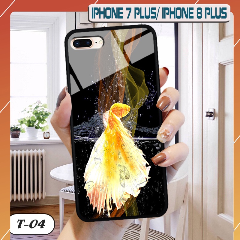 Ốp cường lực kính in 3D cho IPhone 7 Plus/ 8 Plus