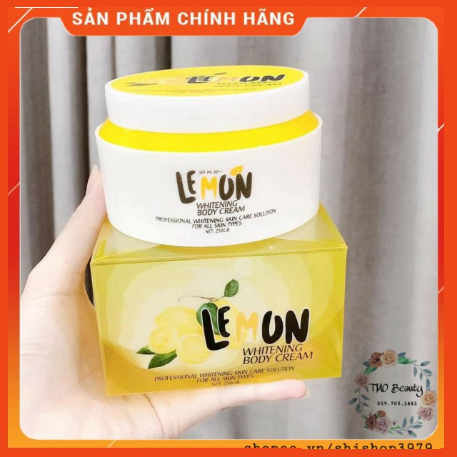 Body Chanh - Body Lemon whitening body cream LADIES - QLADY