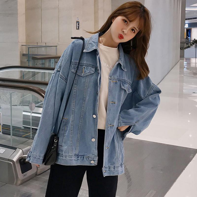 Áo khoác jean nữ form rộng cao cấp bigsize phong cách Hàn quốc - Hot Trend 2022 ...