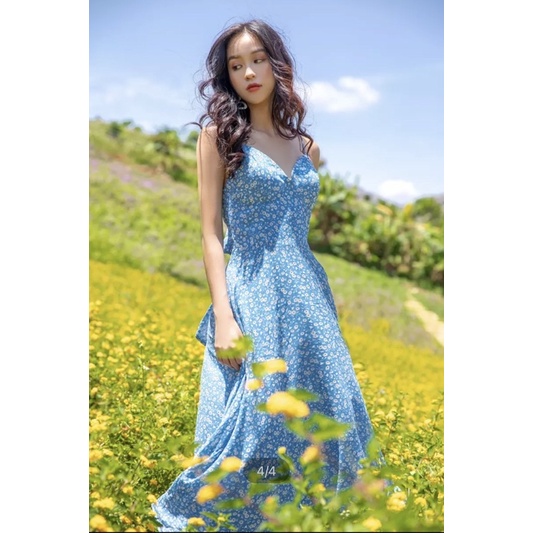 ĐẦM XANH MAXI OLV