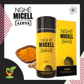 [Mới] ADIVA NGHỆ MICELL viên uống_Hộp 14/30 viên [micel adiva]