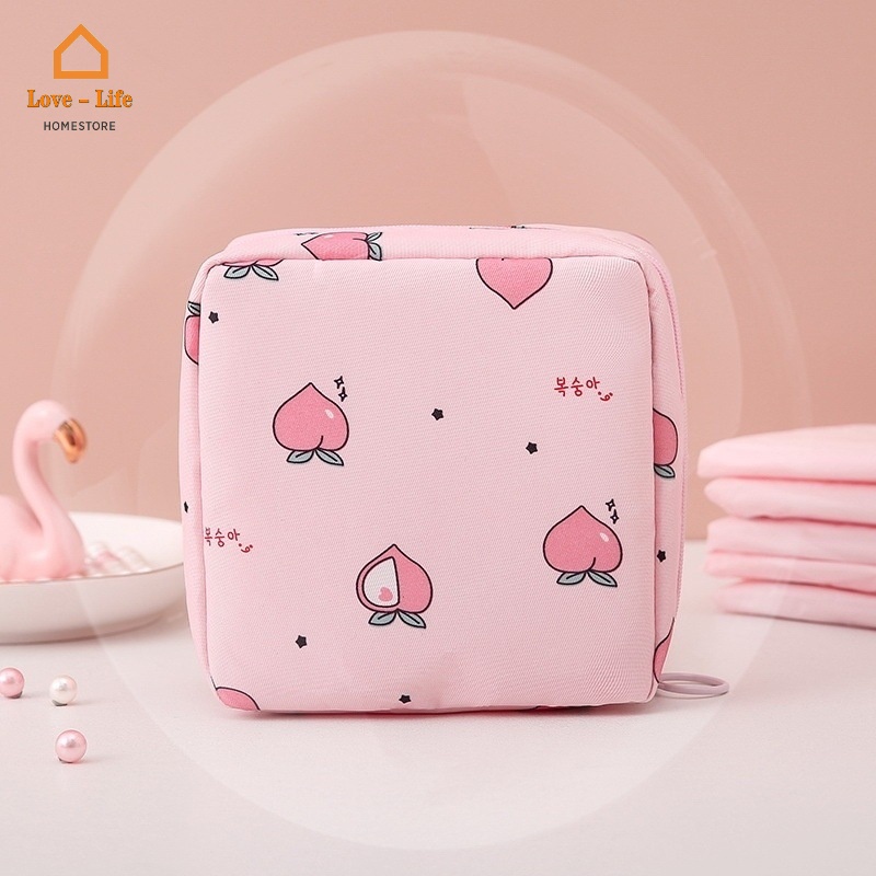 Túi Đựng Đồ Vệ Sinh Cá Nhân/Mỹ Phẩm Đa Năng Dễ Thương Cho Nữ