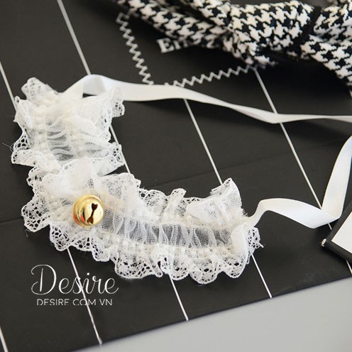 Vòng cổ Chocker bằng ren đáng yêu - Phụ kiện cosplay phòng ngủ gợi cảm VC-003