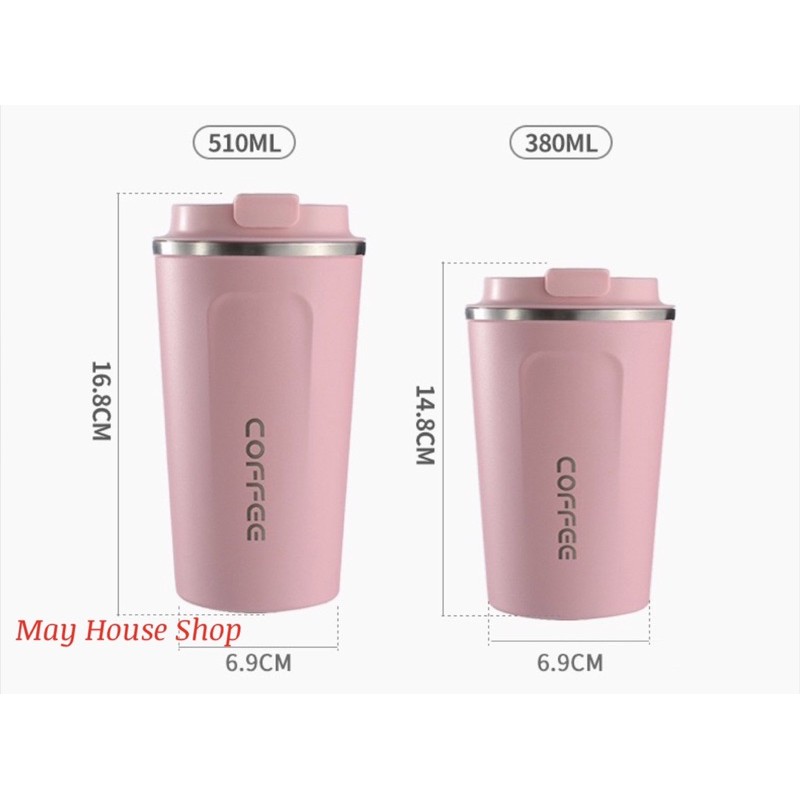 Ly giữ nhiệt Coffee lõi inox 304 dung tích 380ml – 510ml | BigBuy360 - bigbuy360.vn