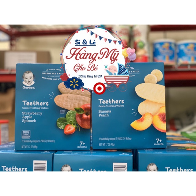 Bánh gạo Gerber ( mới) date 10/2021