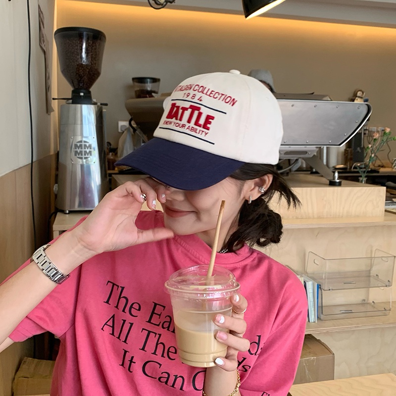 Mũ lưỡi trai Mg STUDIO thêu chữ đơn giản