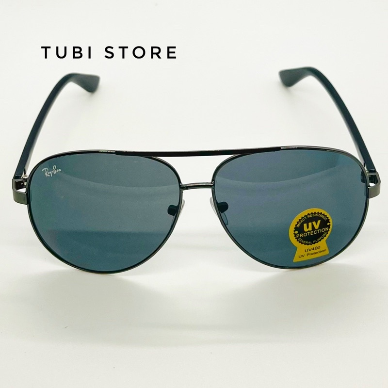 Kính râm phi công thời trang nam nữ xanh đen chống tia UV