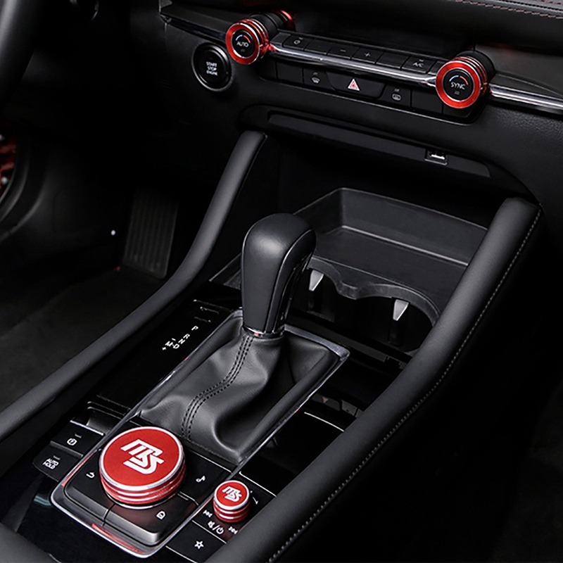 Vòng Trang Trí Bảo Vệ Núm Điều Hòa Xe Hơi Mazda 3 2019 2020 2021