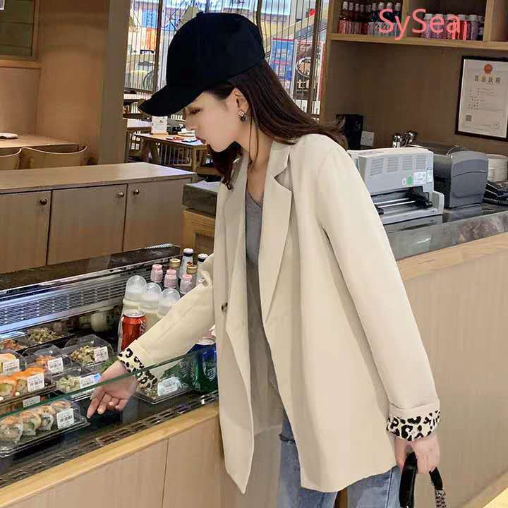 Áo Khoác Tay Dài Thời Trang Công Sở Thanh Lịch Cho Nữ Kiểu Hàn Quốc