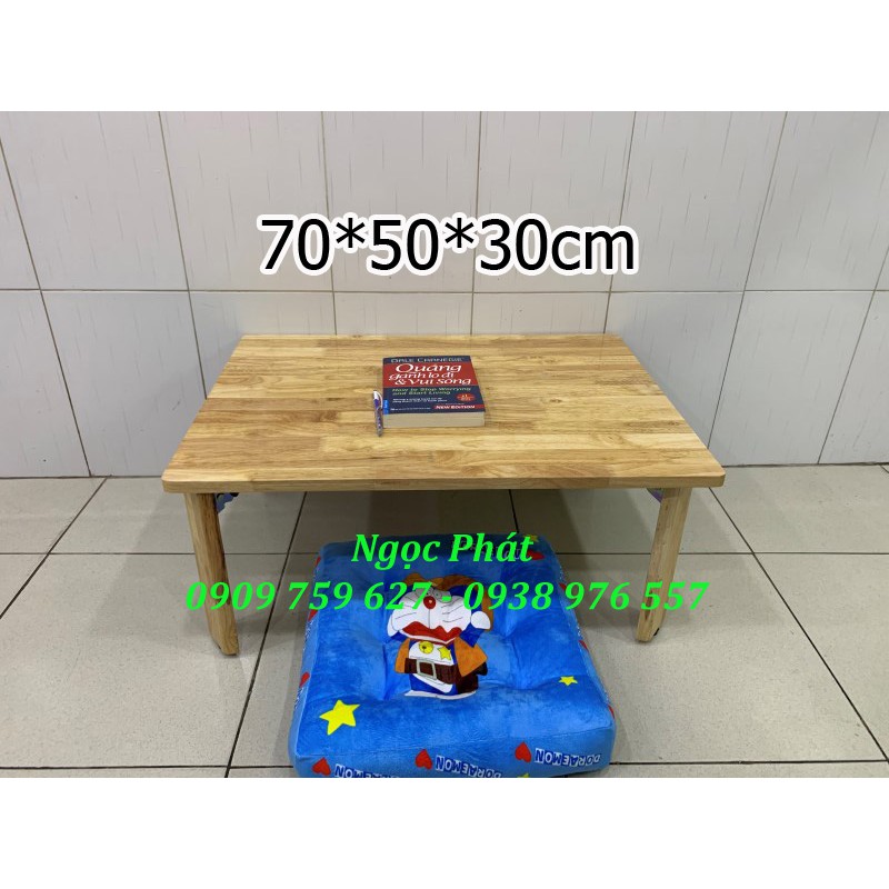 Bàn Ngồi Bệt Kiểu Nhật Gỗ Cao Su Đủ Size - NGỌC PHÁT | BigBuy360 - bigbuy360.vn