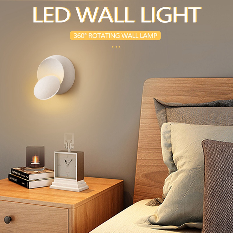 Đèn LED Gắn Tường Trang Trí Phòng Ngủ / Phòng Khách Hình Mặt Trăng 3000K