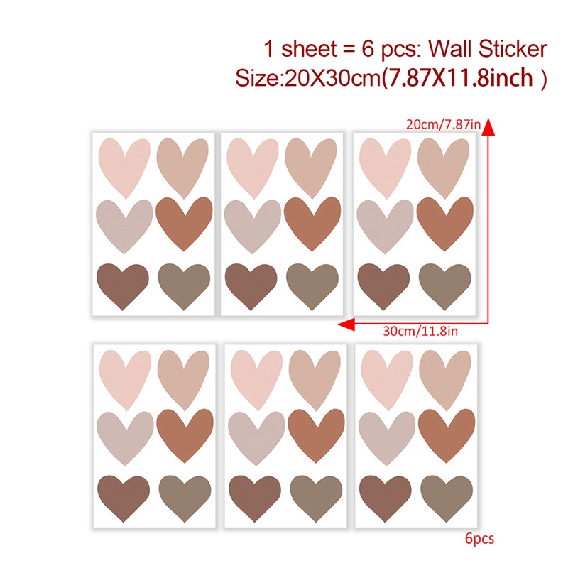 Sticker Dán Tường Họa Tiết Cầu Vồng Nhiều Màu Sắc Bắt Mắt Sành Điệu