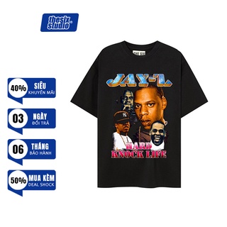 Áo thun nam nữ tay lỡ form rộng - Áo thun vintage Jay-Z