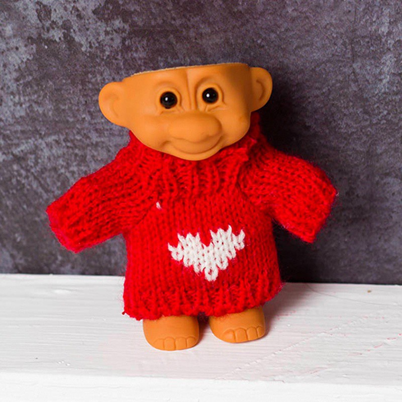 Vỏ bọc bật lửa bằng silicon hình búp bê troll phong cách vintage dễ thương ngộ nghĩnh