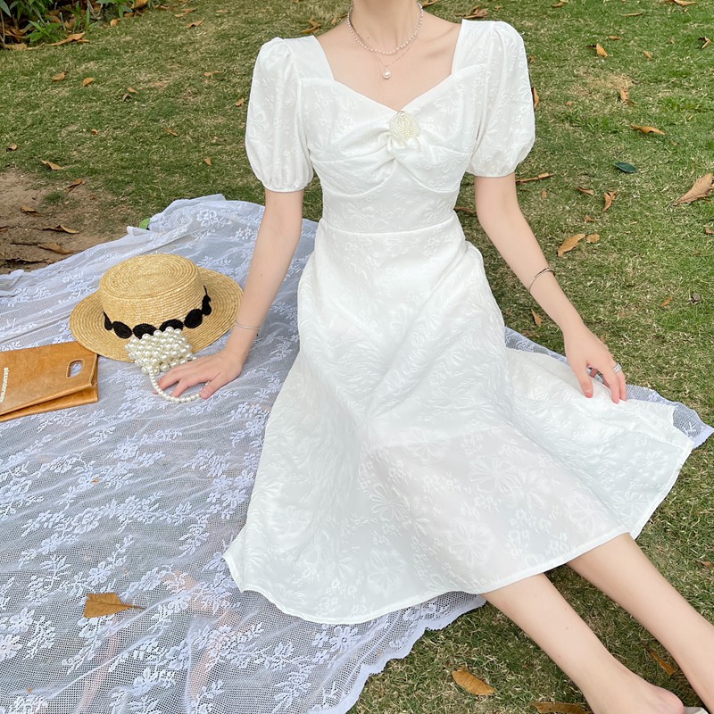 [MỚI NHẤT] Váy trắng nữ mẫu mới nhất hàng Quảng Châu cao cấp V148 (KÈM ẢNH THẬT) | BigBuy360 - bigbuy360.vn