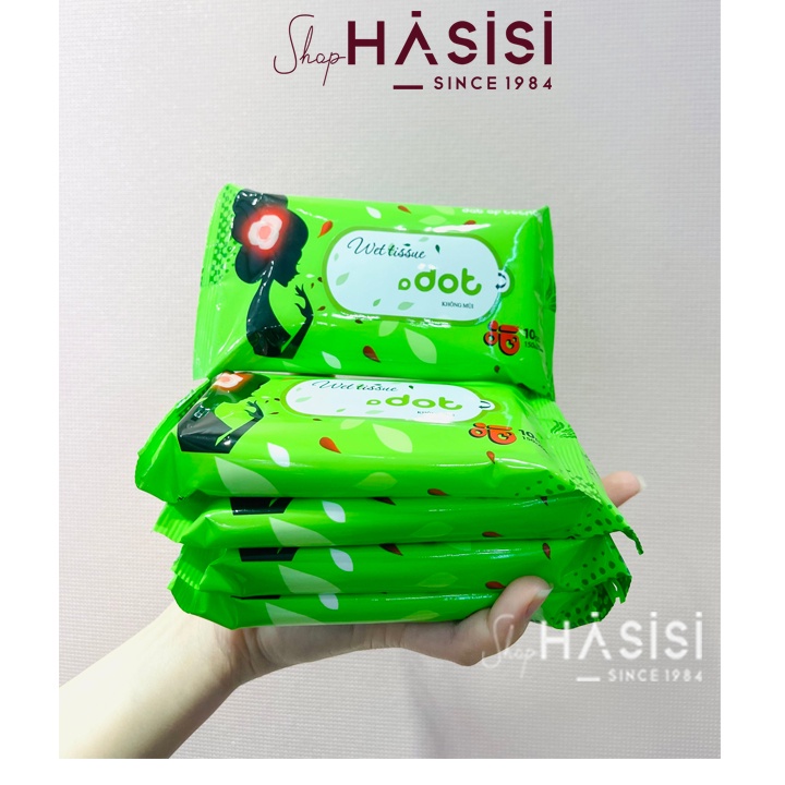 Khăn Ướt  DOT - Wet Tissue 5 Gói x10 Miếng