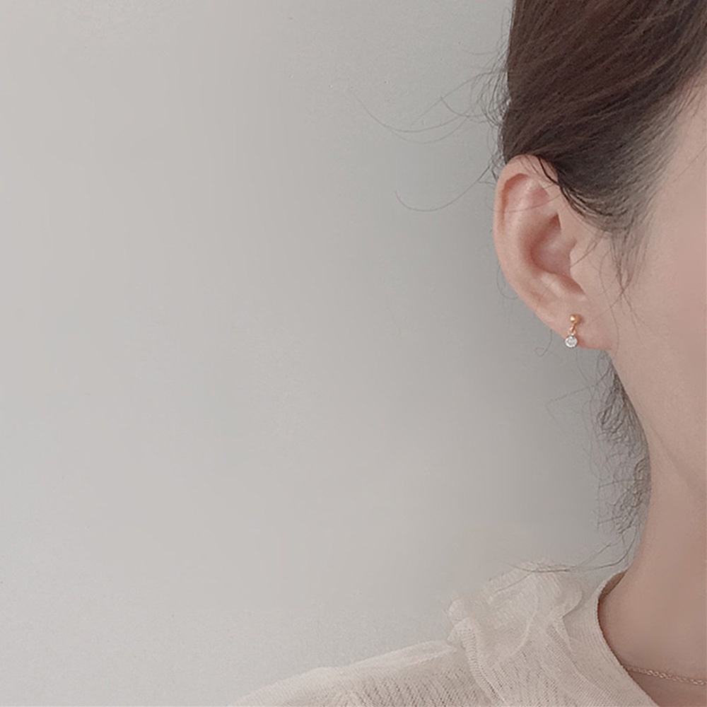 Khuyên Tai Hình Chữ U 10 Kiểu Họa Tiết Tùy Chọn Phong Cách Hàn Quốc