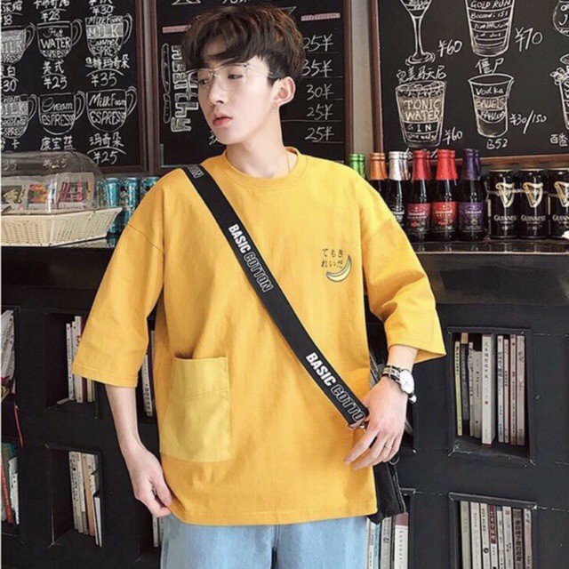 Áo thun tay lỡ form rộng - phông nam nữ cotton oversize - T shirt trái chuối - 2N Unisex | BigBuy360 - bigbuy360.vn