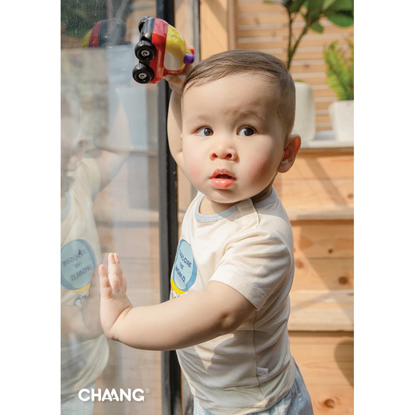 [CHAANG] Bộ cúc vai quần dài hãng Chaang, BST Chaang Summer 2021, quân áo trẻ em Chaang cotton an toàn cho bé