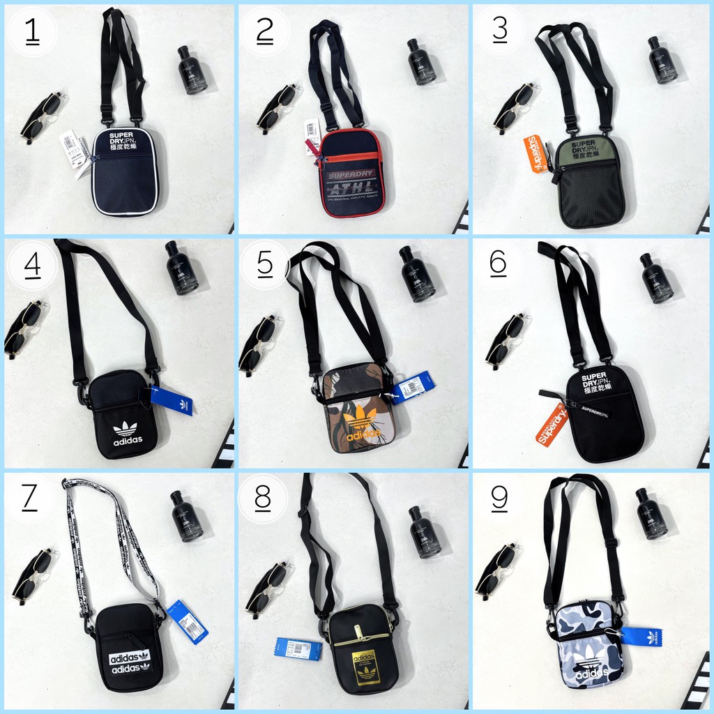 [Mã SKAMA06 giảm 8% TỐI ĐA 50K đơn250K] [ẢNH THẬT] TÚI ĐEO CHÉO NAM/NỮ 3 LÁ UNISEX MINI BAG SPORT