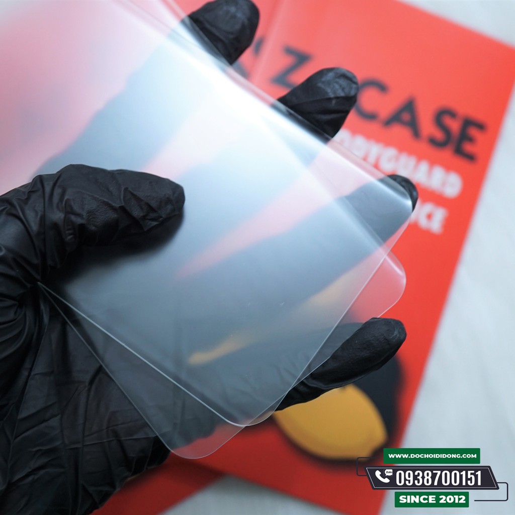 Miếng dán cường lực nhám CC9 Pro/ Mi note 10 UV Zacase chống vân tay