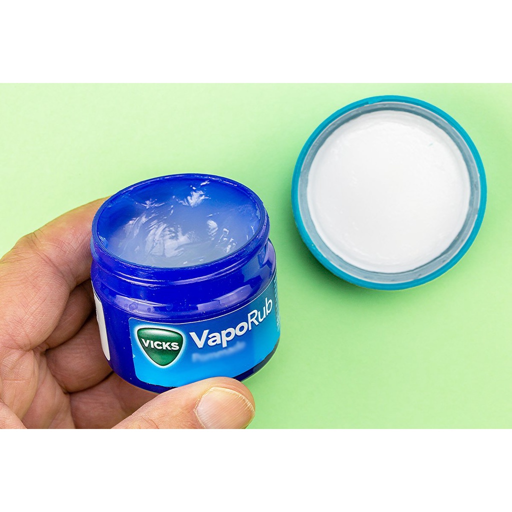 [Giảm ho] Dầu bôi ấm ngực Vicks VapoRub hũ 50g của Pháp