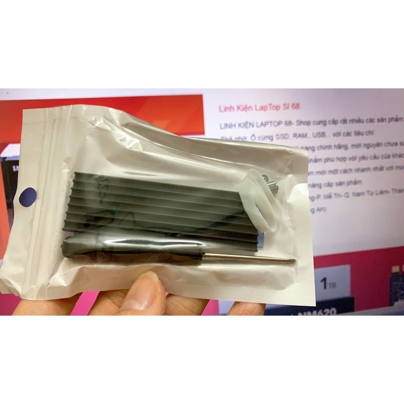Bộ đế Tản nhiệt cho ổ cứng SSD M2 NVme SATA 2280mm