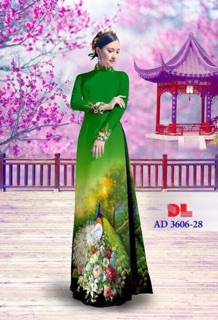 Vải áo dài con công