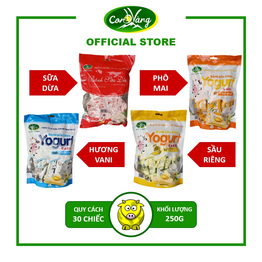 Bánh Sữa Chua Con Bò Vàng Ba Vì 250g