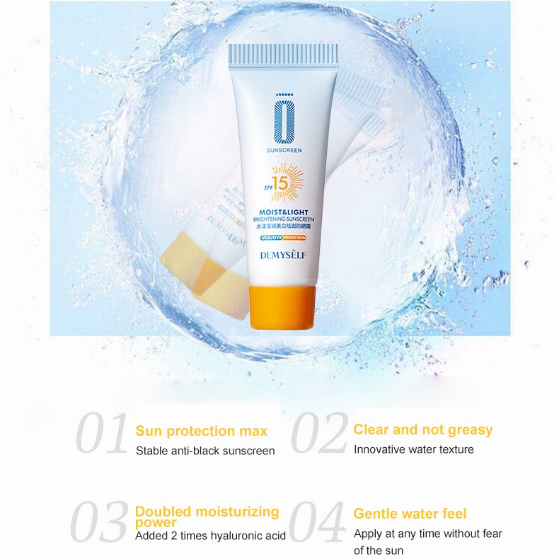 (Hàng Mới Về) kem chống nắng body Spf 15 Làm Trắng Dưỡng Ẩm Kiểm Soát Dầu Cho Da Mặt Và Cơ Thể | BigBuy360 - bigbuy360.vn