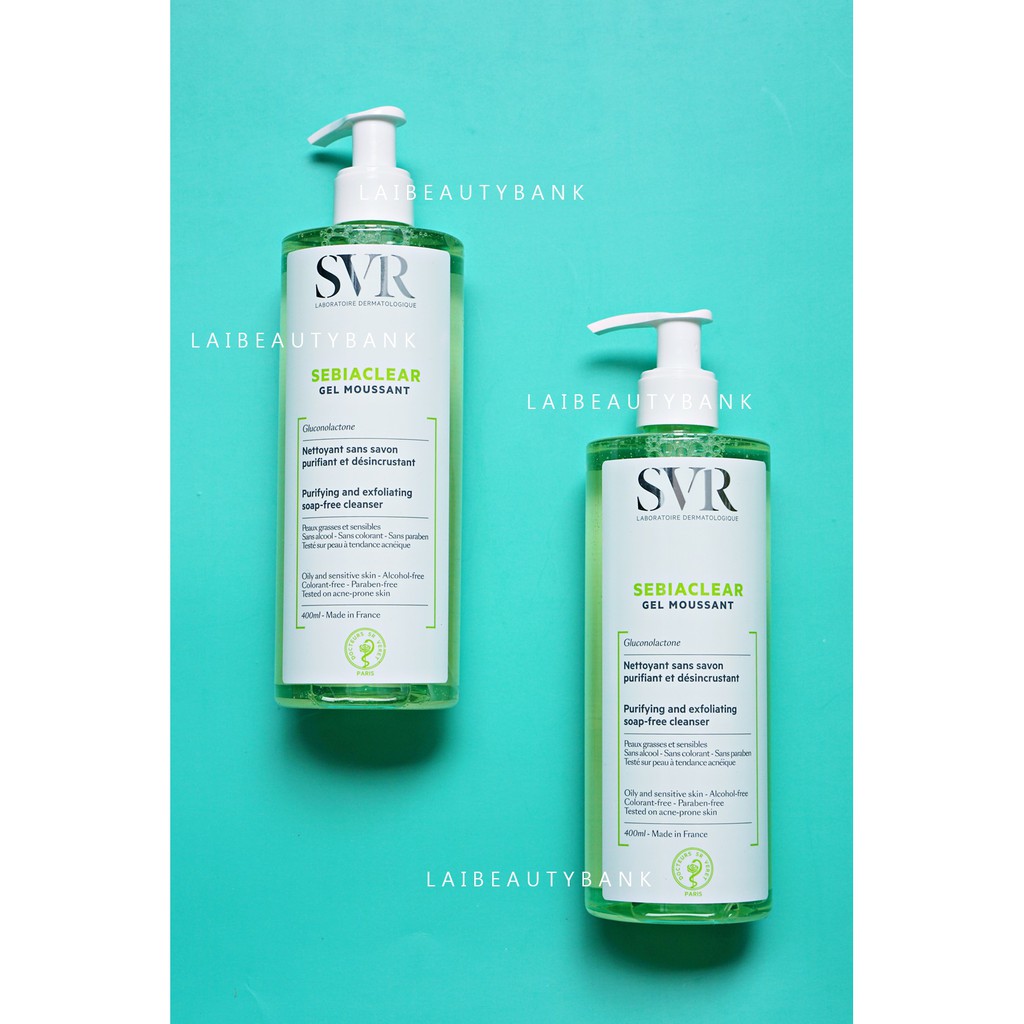 [50ml/200ml/400ml] Sữa rửa mặt cho da dầu mụn nhạy cảm SVR Sebiaclear Gel Moussant | BigBuy360 - bigbuy360.vn