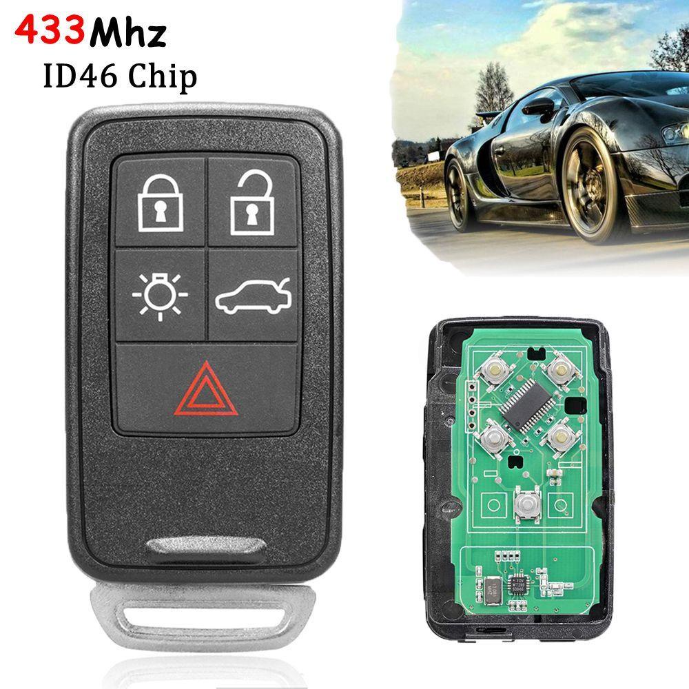 Chìa Khóa Điều Khiển Từ Xa 5 Nút Cho Xe Hơi Volvo