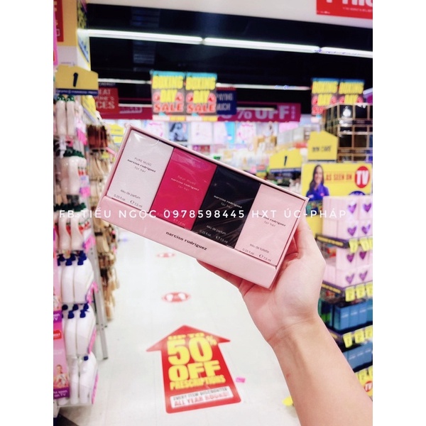 Set 4 chai nước hoa mini Chloe 5ml