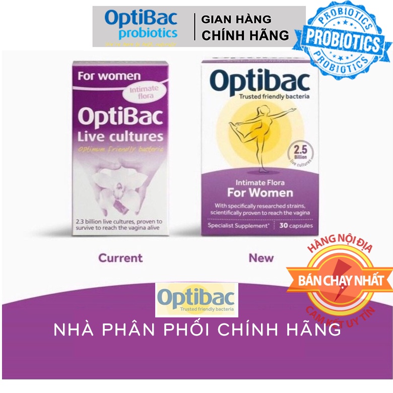 Men vi sinh Optibac tím (Optibac For Women) chuẩn nội địa UK