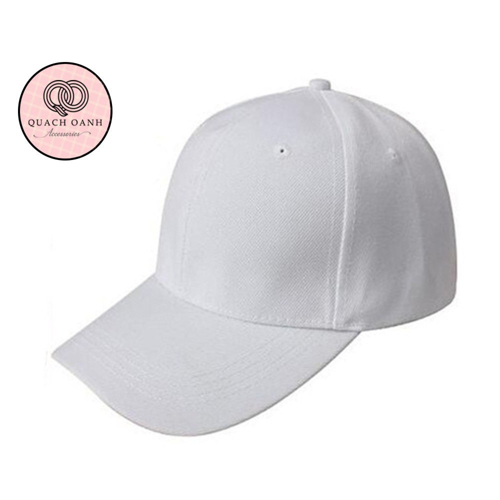 [Mã SKAMCLU8 giảm 10% cho đơn từ 100K] Mũ lưỡi trai bóng chày trơn cá tính unisex – CAP15