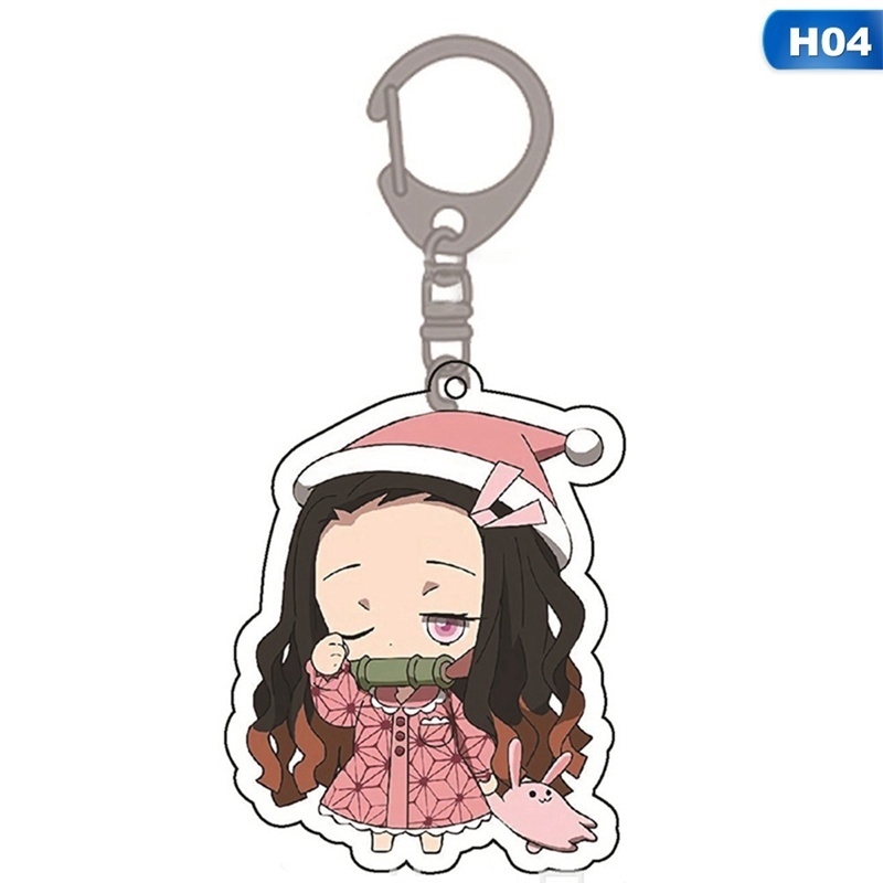 Móc Khóa Mặt Hình Nhân Vật Anime Độc Đáo Cá Tính
