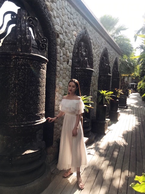 [ORDER] Váy trễ vai trắng sẵn S | BigBuy360 - bigbuy360.vn