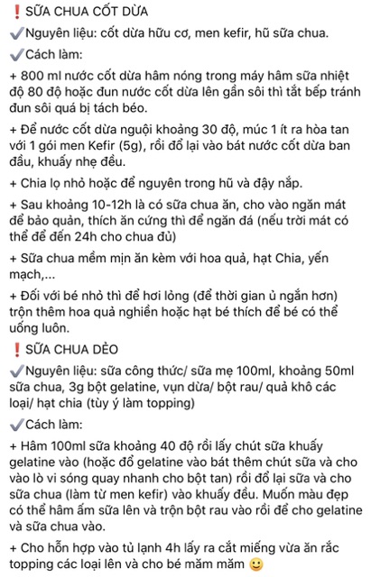 MEN LÀM SỮA CHUA KEFIR (có gói lẻ 3g)