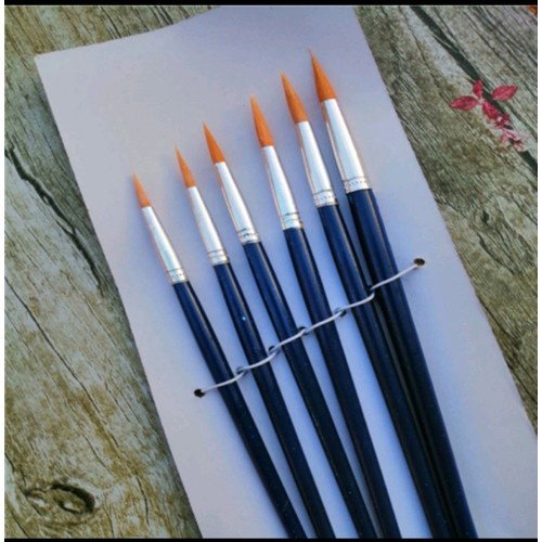 ( 10 Bộ ) Cọ Vẽ Màu Nước 1 Bộ 6 Cây Kích Cỡ Khác Nhau Camshop